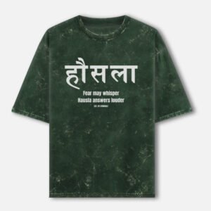 Honsla Unisex Acid Washed Oversized T-Shirt