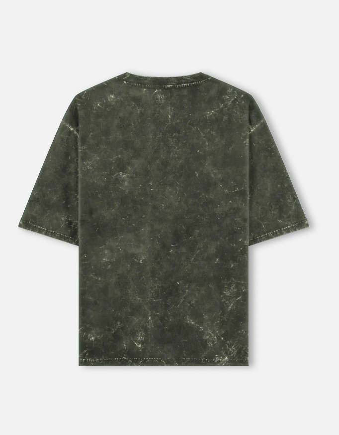 Sangharsh Acid Wash Oversized T-Shirt – 240 GSM Premium Cotton Streetwear Tee | OMG Originals - Image 3
