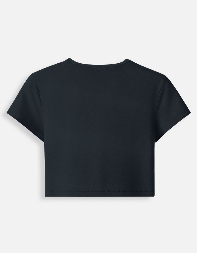 Uttaran Baby Tee – Premium 240 GSM Cotton Stretch Crop T-Shirt | OMG Originals